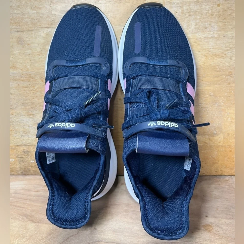 Adidas U Path Run Womens Size 8 Running Shoes Sneakers Blue Pink EE7430 - Picture 6 of 8